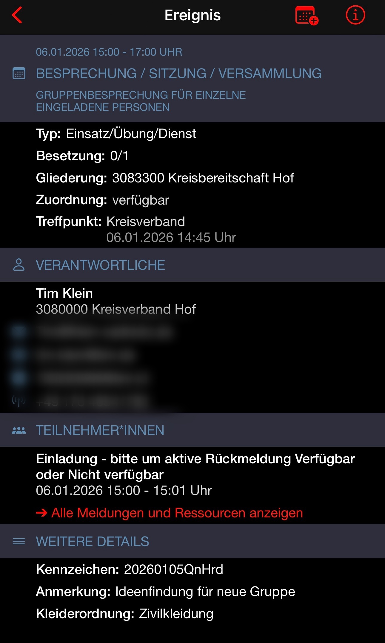 Details in der App